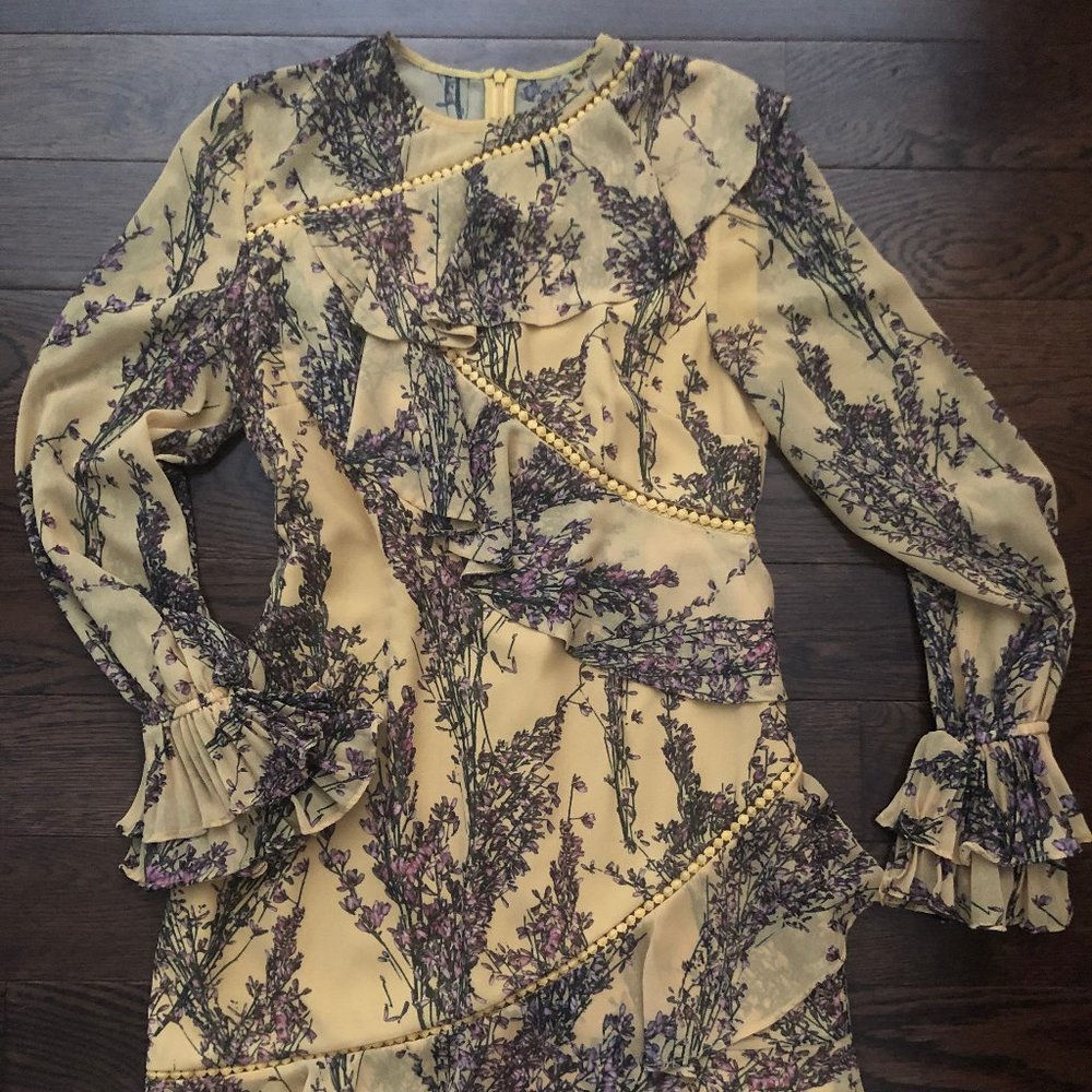 KEEPSAKE the Label Yellow Floral Print Dress